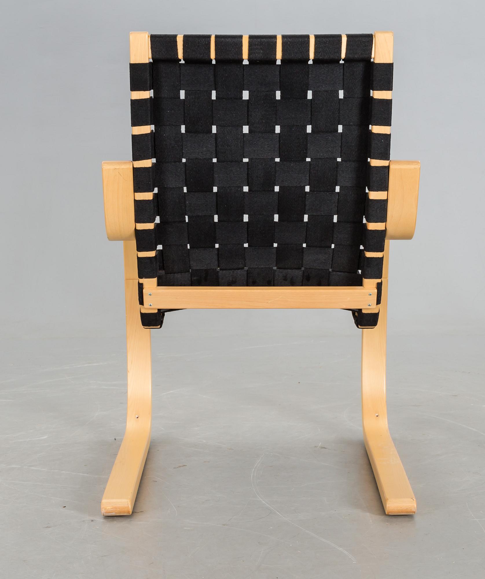 ALVAR AALTO, fåtölj, "modell 406", Artek,