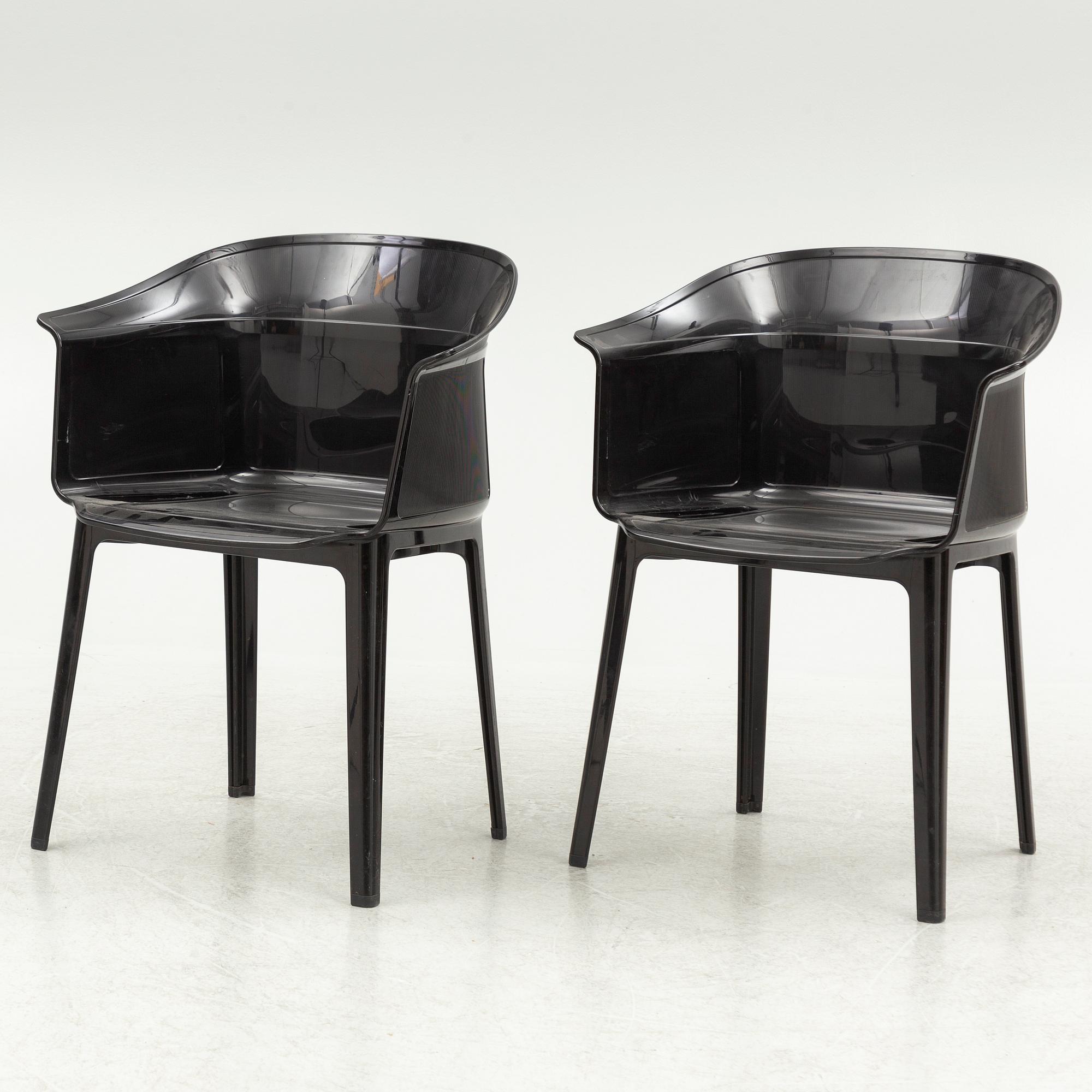 Ronan & Erwan Bouroullec, a set of eleven 'Papyrus' chairs, Kartell, Italy.