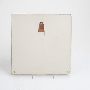 Lisa Larson, two stoneware wall reliefs, Gustavsberg.