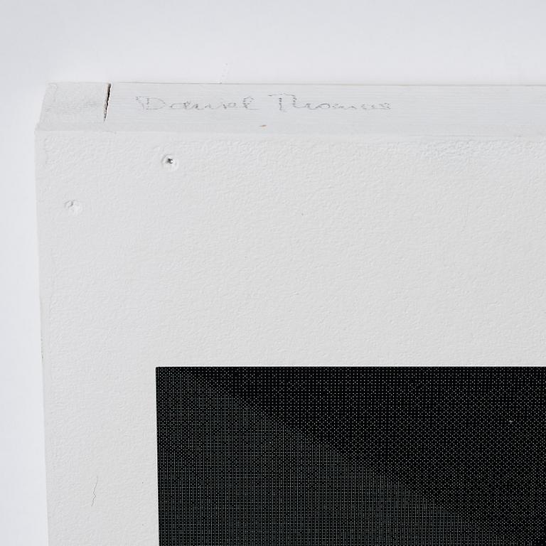 Dennis Loesch, screenprit on panel, unique. Signed and dated 2005 on verso.