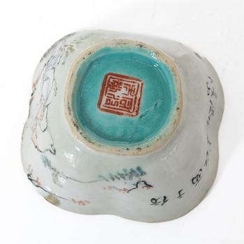 A group of  Chinese famille rose porcelain, around 1900.