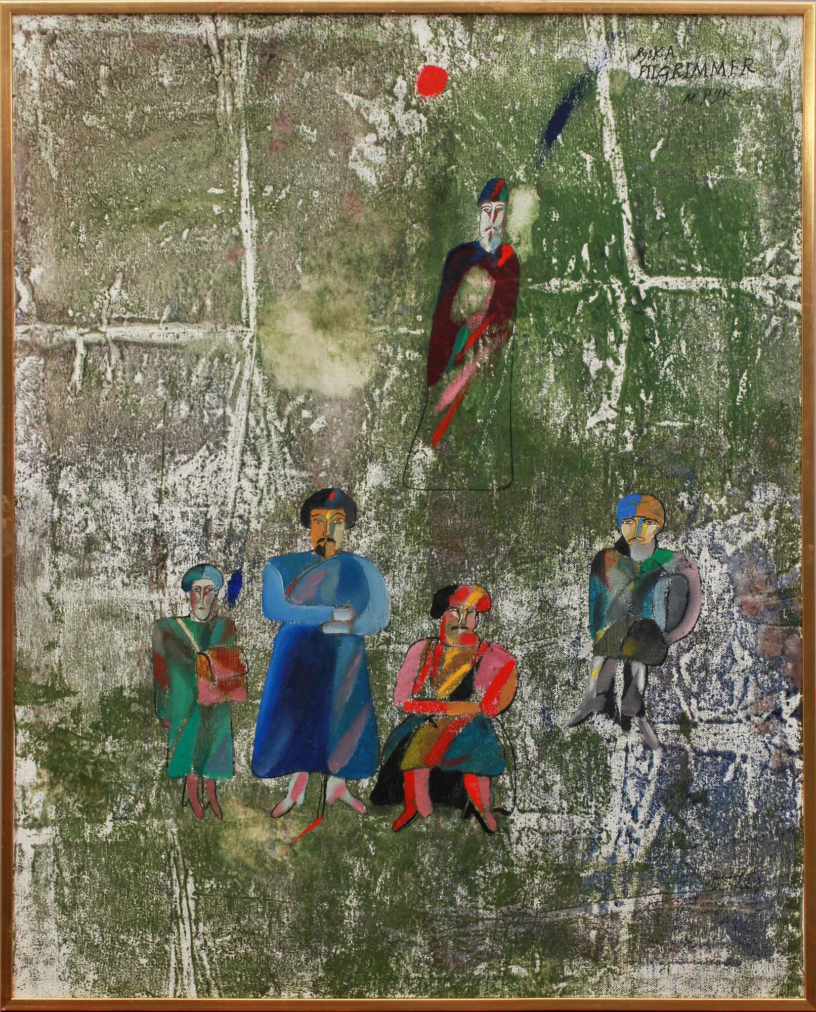 MADELEINE PYK, olja på duk, sign.