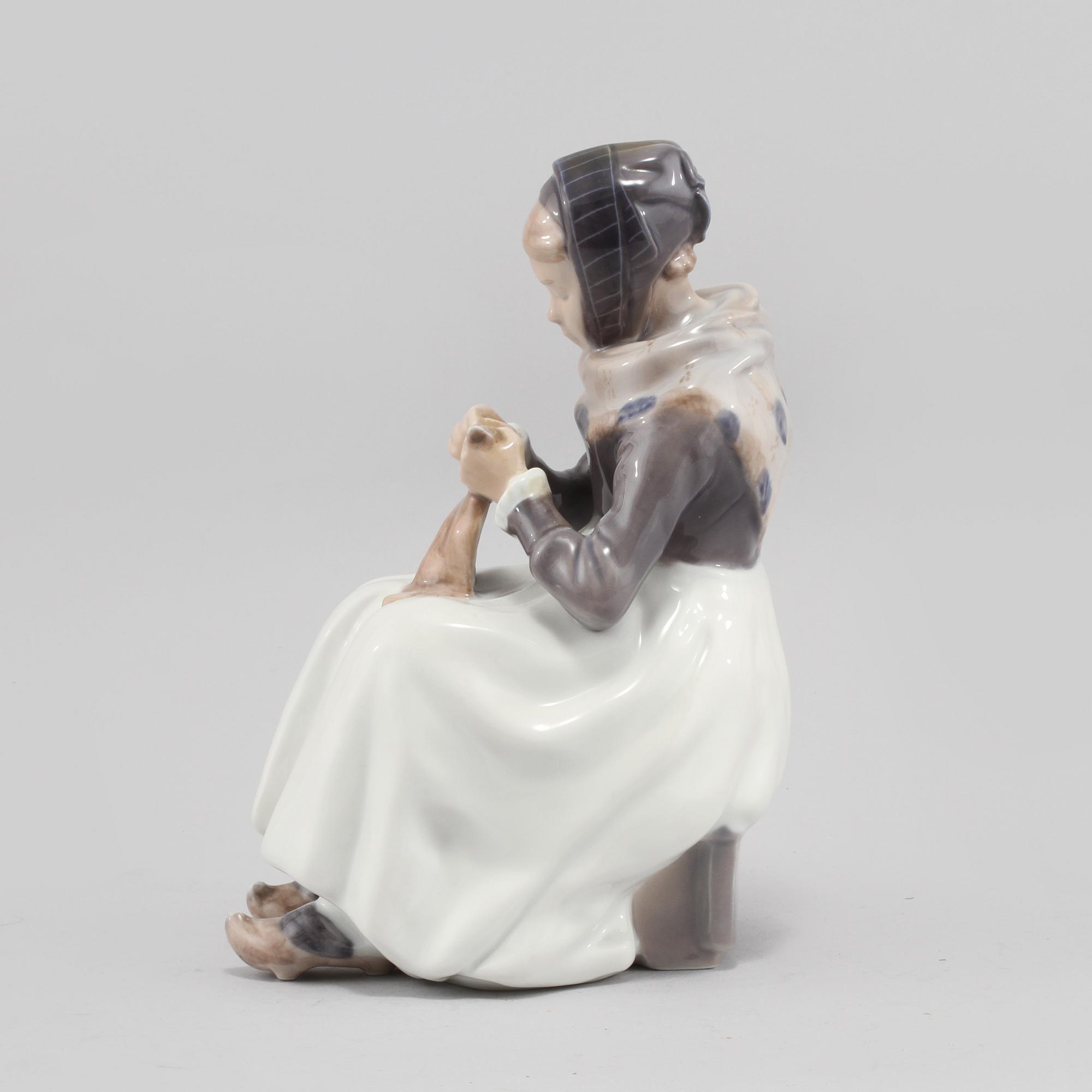 FIGURIN, porslin, Royal Copenhagen, 1900-talets andra hälft.