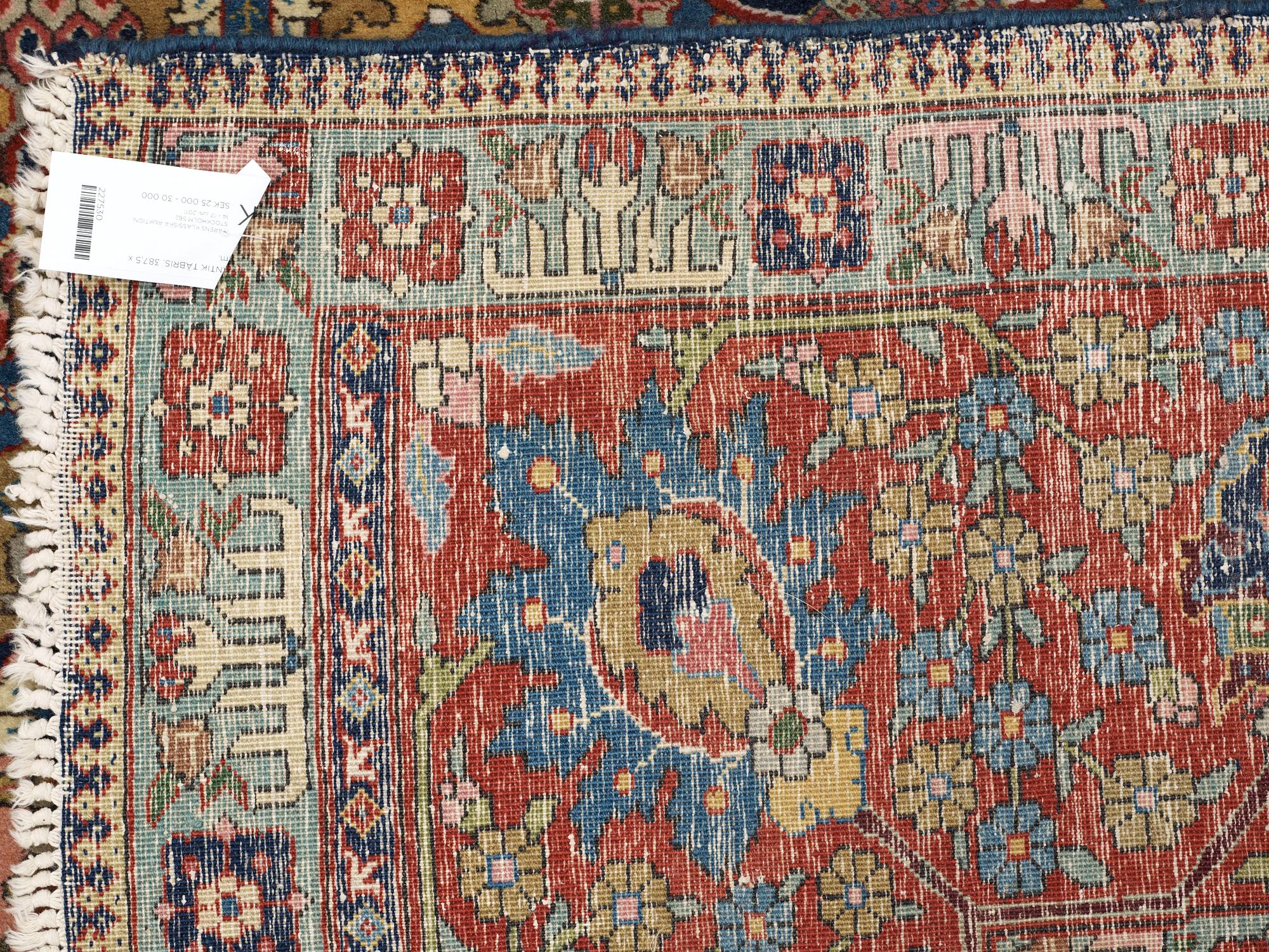 SEMI-ANTIQUE TABRIZ.