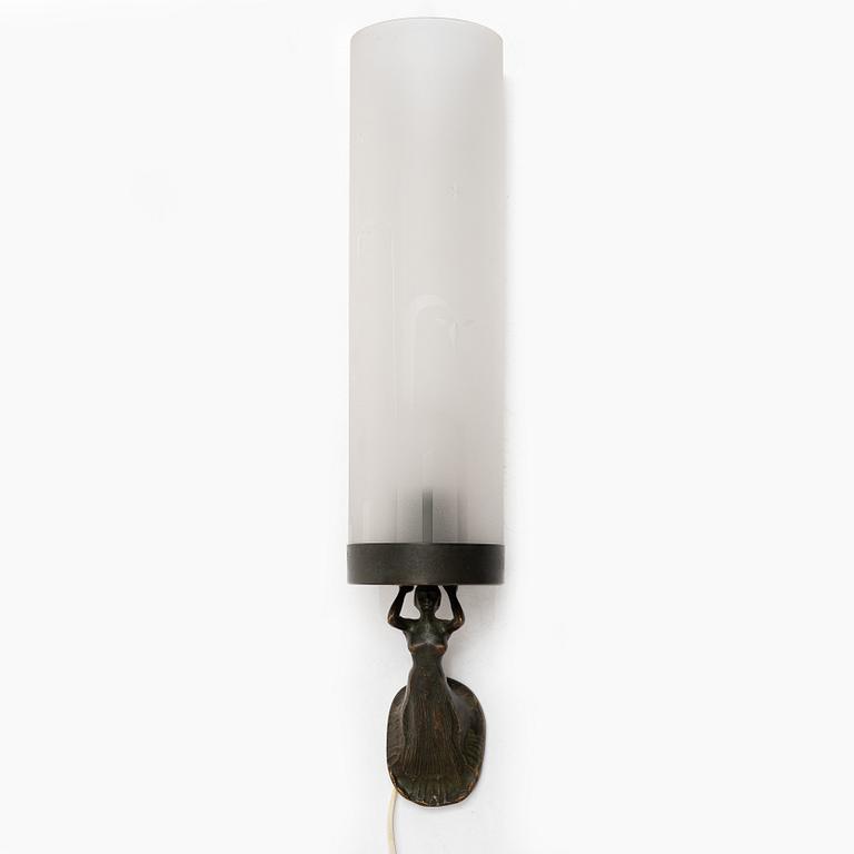 Wall lamp, first half of the 20th century.