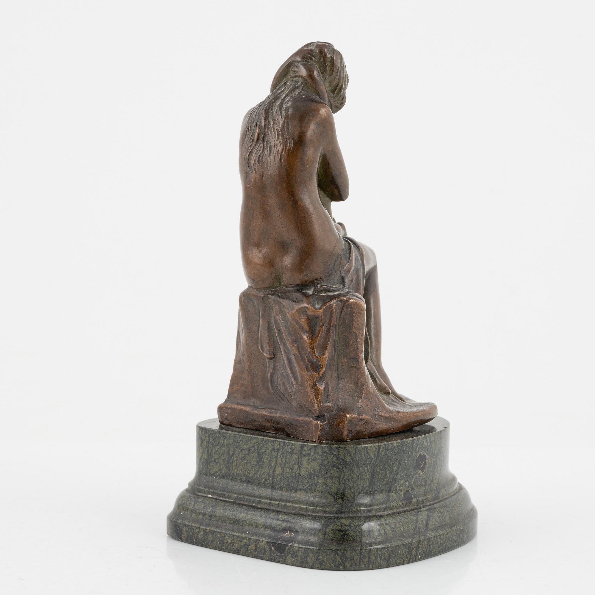 Unidentidied artist, sculpture, bronze.