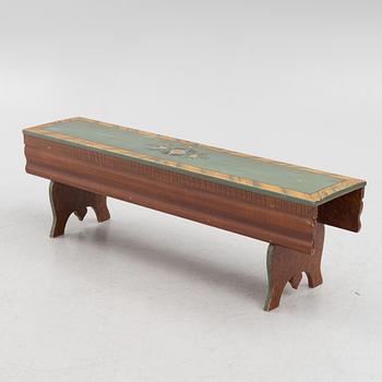 Bench, folk art, first half of the 20th century.