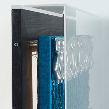 Fernandez Arman, ”Blue and Silver”.