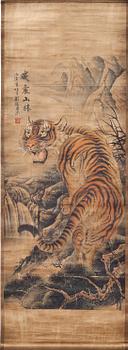 RULLMÅLNING, Kina. 1900-2000-tal.