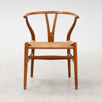 Hans J Wegner, a beech 'Y-chair' Carl Hansen & Son, Denmark.