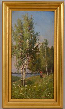 Semyon Platonov, SUMMER LANDSCAPE.