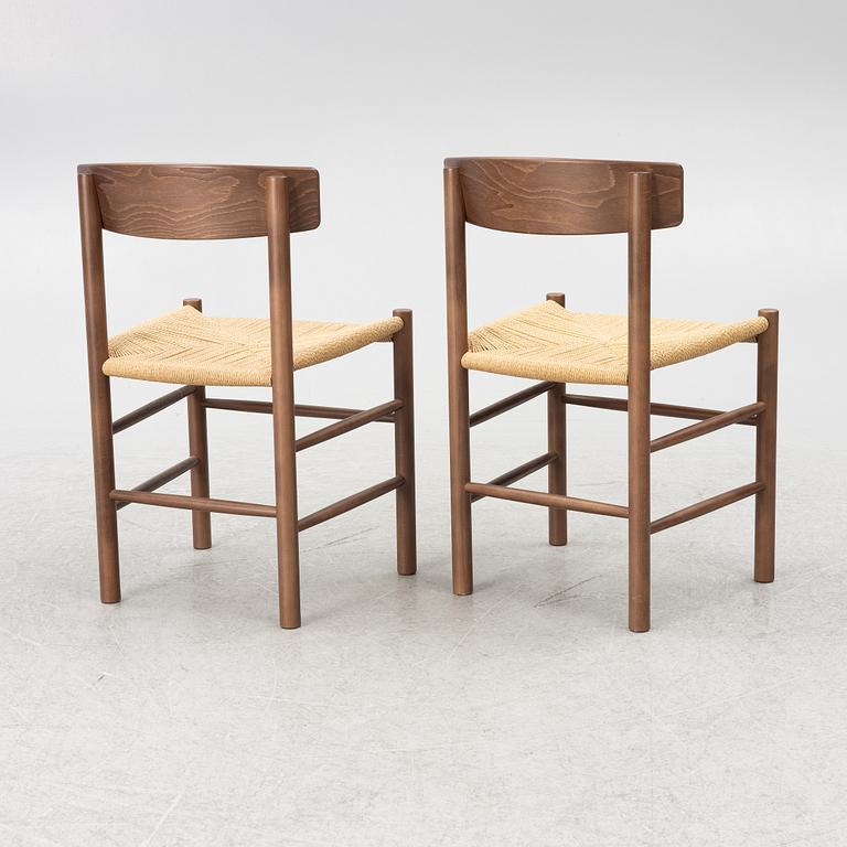 Børge Mogensen, stolar, ett par, "J39", Frediricia Furniture.