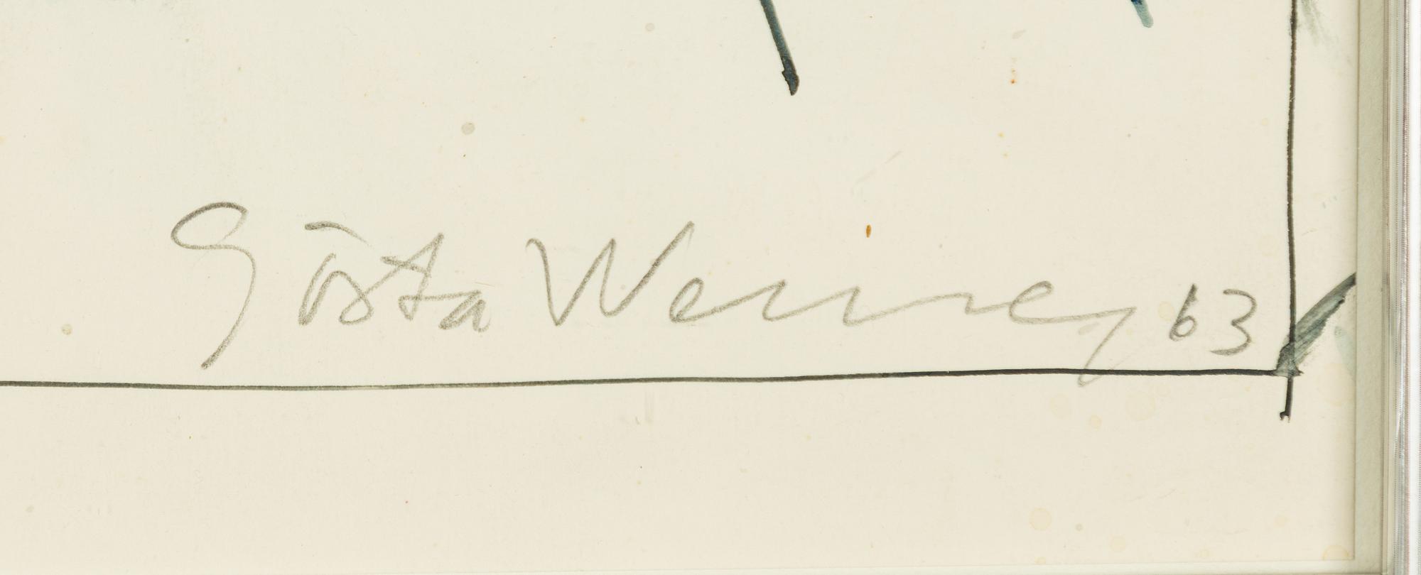 Gösta Werner, Untitled.