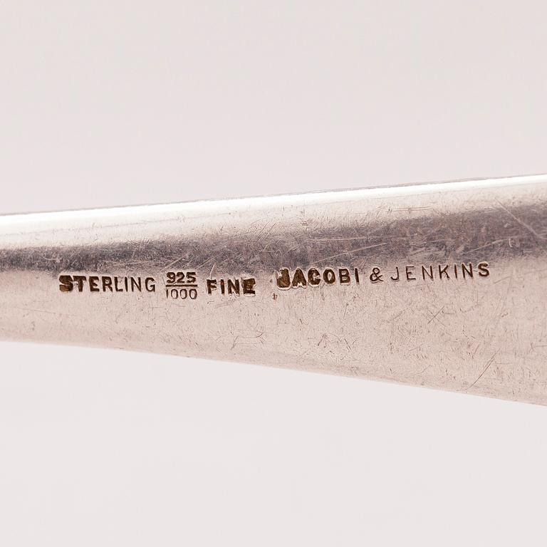 SKÅL, SERVERINGSSKED och SÅSSLEV, sterling silver, New York och Baltimore, USA 1900-talets första hälft.