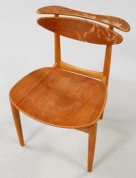 One chair designed by Finn Juhl in 1953, made by Bovirke.