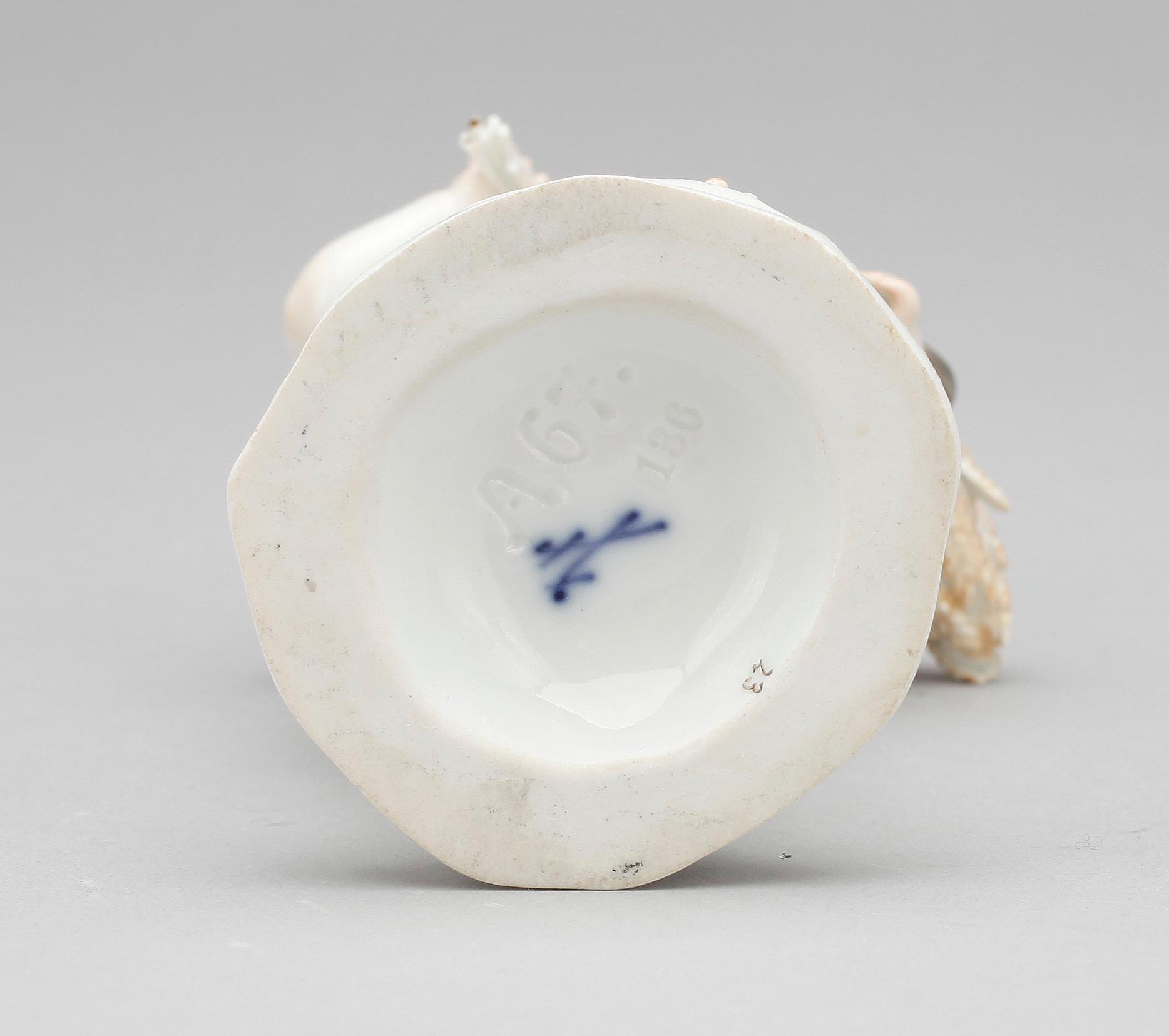 FIGURIN, porslin, Meissen, Tyskland,  omkring år 1900.