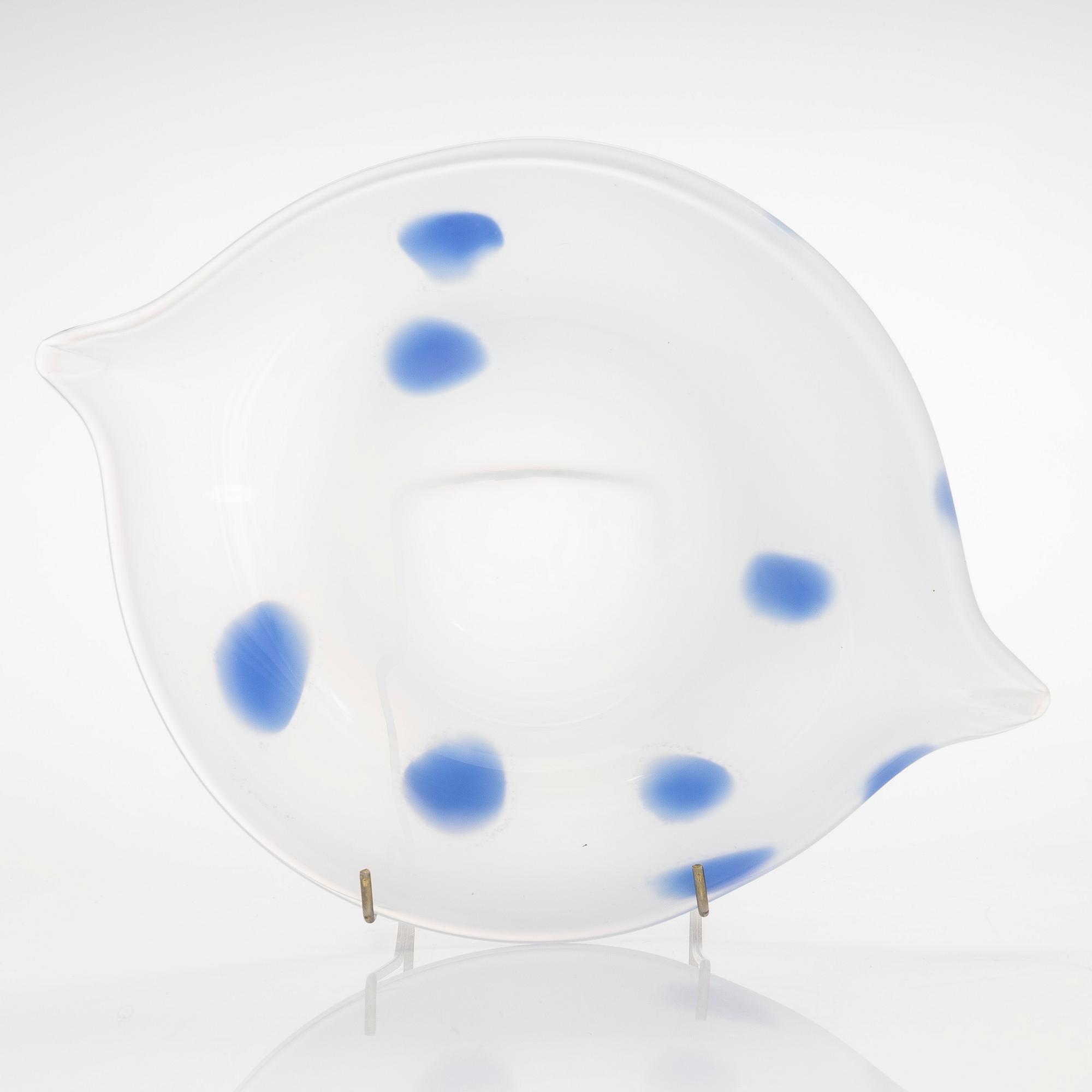 Tiina Nordström, an art glass signed Tiina Nordström, Iittala 1996.