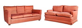 50. TWO SOFAS,