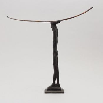 Kajsa Mattas, sculpture, bronze, signed and dated -18.