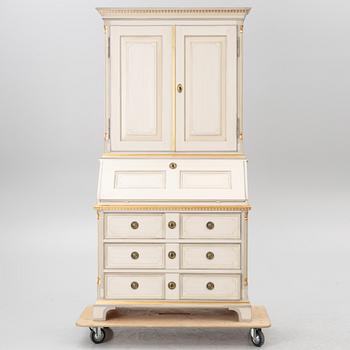 Writing cabinet, Gustavian style, KA Roos, late 20th century.