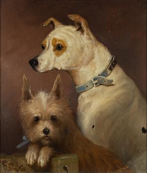 Okänd konstnär, 1800-tal, olja på papp-pannå.