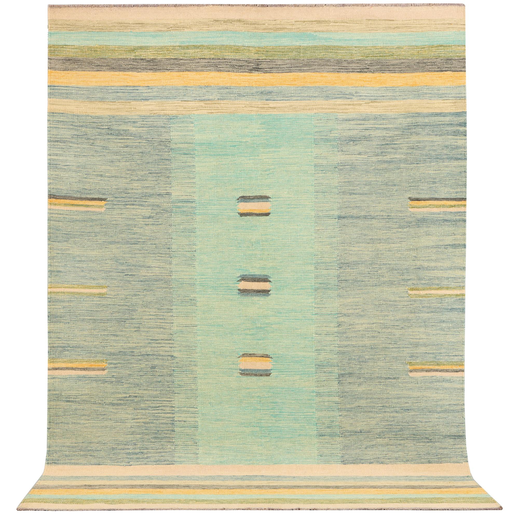 An Afghan Kelim carpet, c. 242 x 173 cm.