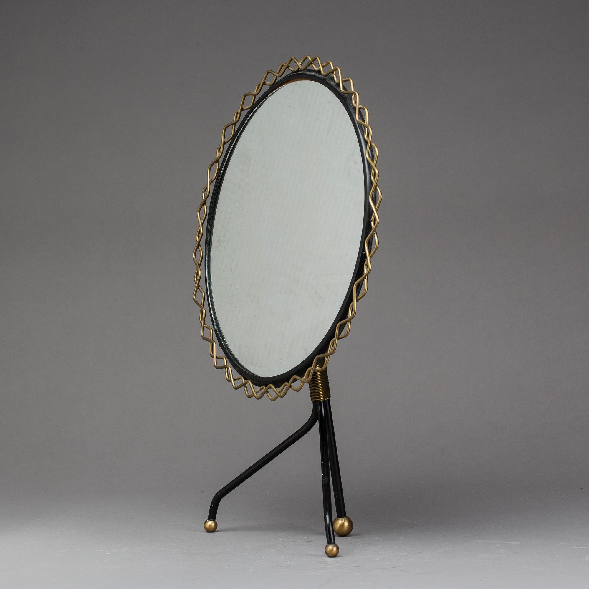 HANS-AGNE JAKOBSSON, A HANS-AGNE JAKOBSSON TABLE MIRROR MARKARYD.