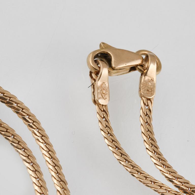 COLLIER, 14K guld. Vikt 6,5 gram.