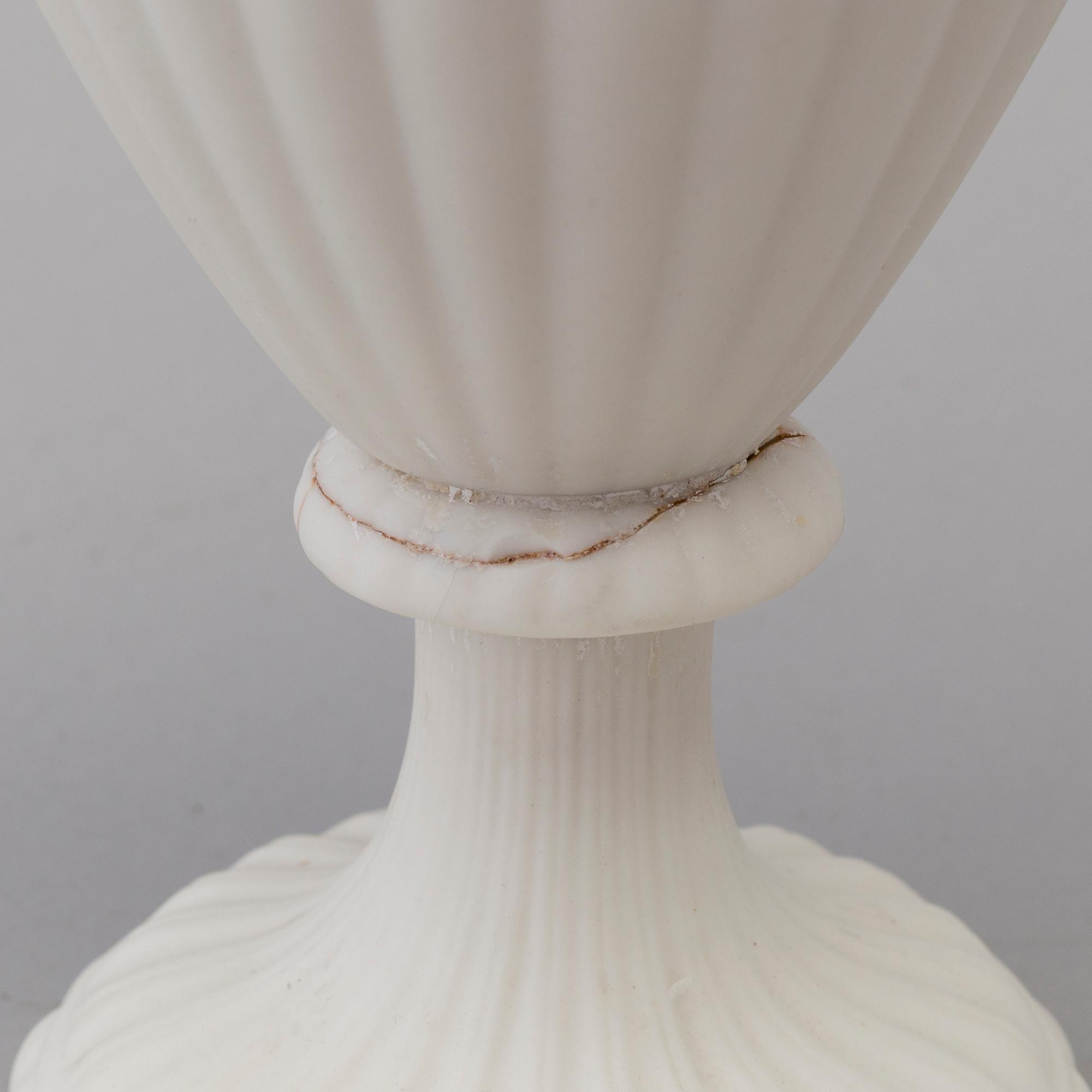 SIX PARIAN VASES, Gustafsberg, second half of the 19th century.