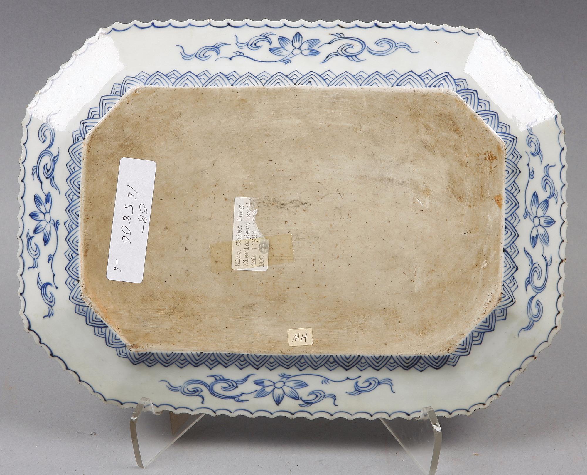 UNDERFAT, porslin, Kina, 1800-tal.