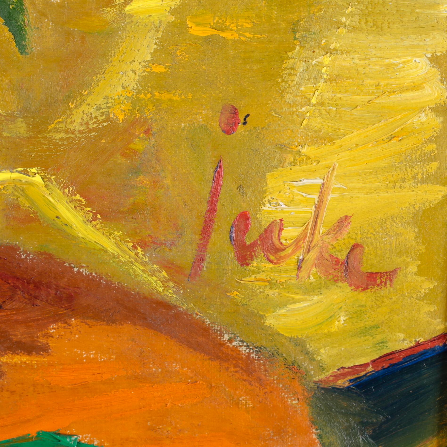 ERIK JERKEN, olja på duk, signerad.