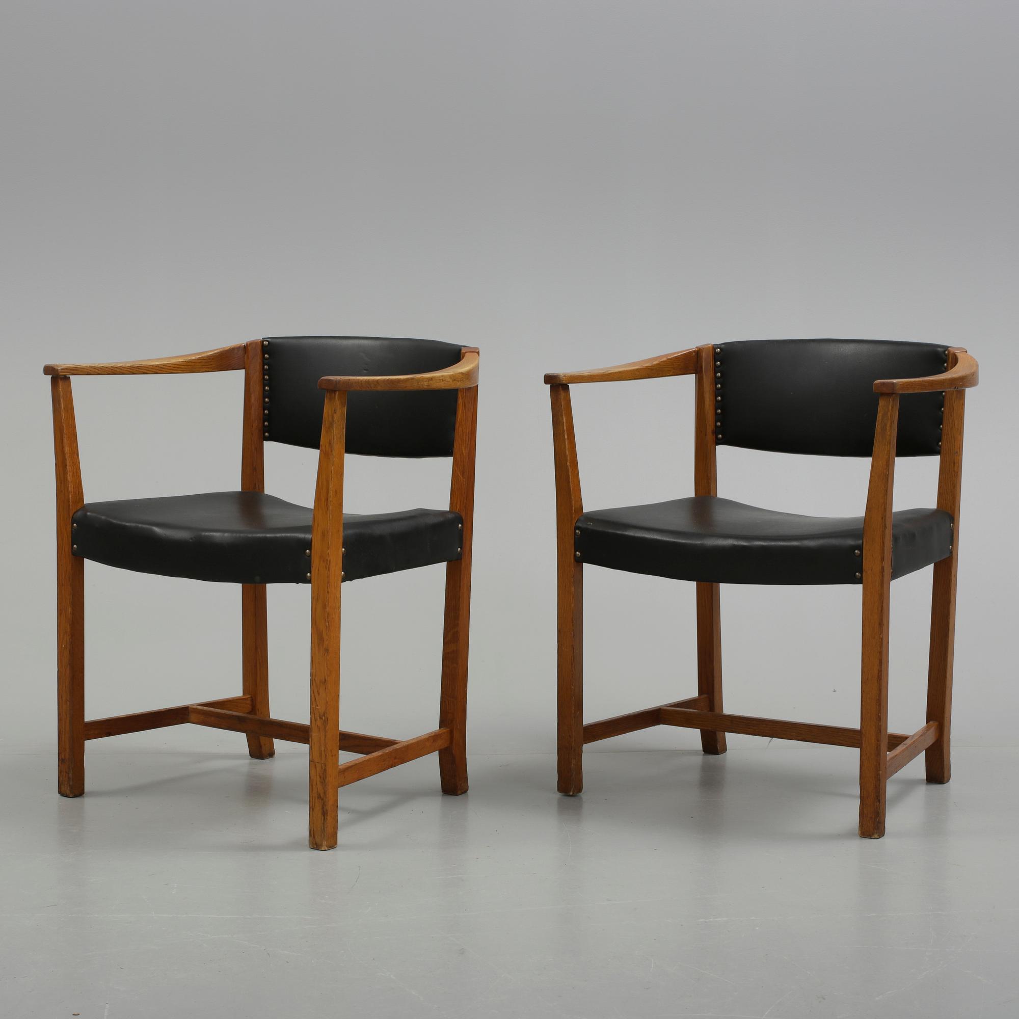 KARMSTOLAR, 2 st, 1950-/60-tal.