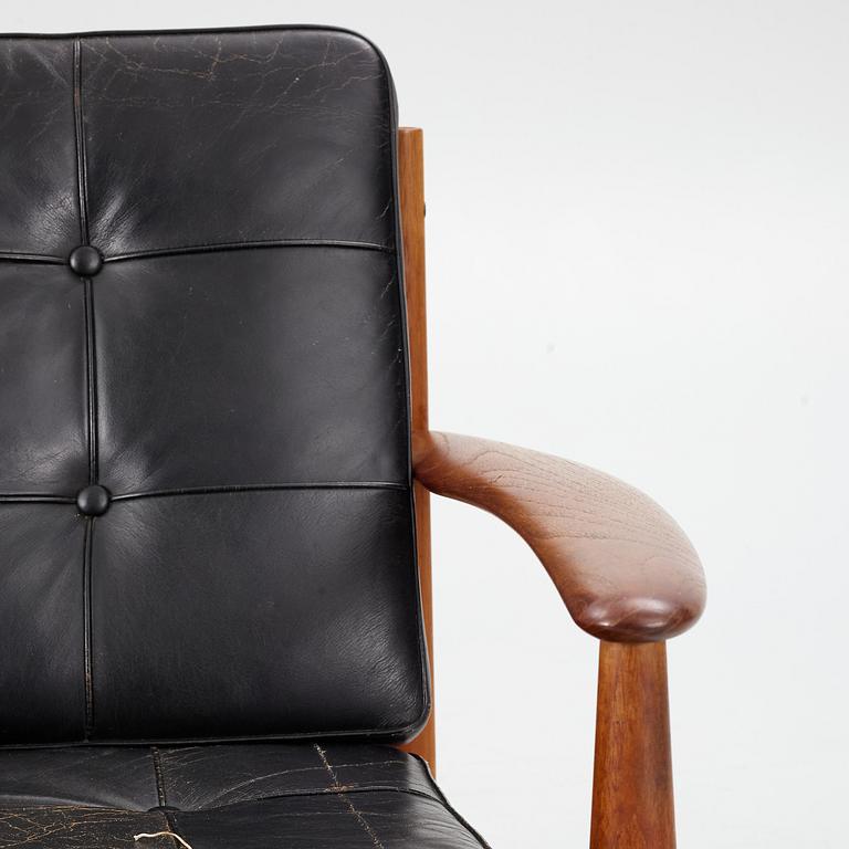 Grete Jalk, an armchair, France & Son, Denmark.