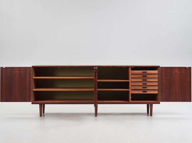 SVEND LANGKILDE, a Danish rosewood veneered sideboard, 1960's.