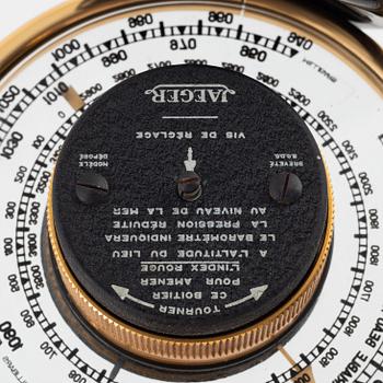 Barometer, Jaeger, modell 7.A.B, Frankrike, 1900-talets mitt.