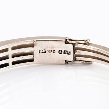 A 1943 silver bracelet by Heribert Engelbert AB, Stockholm.