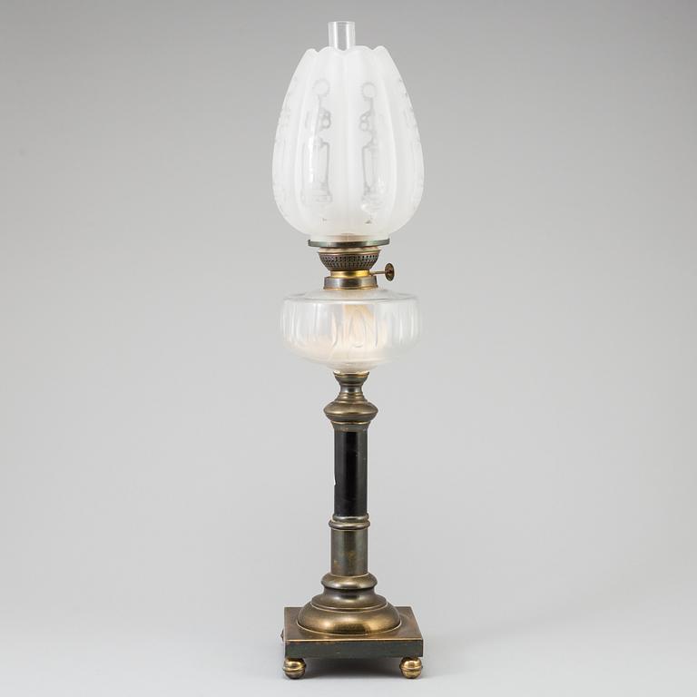 a Kosmos Brenner table light from around 1900.