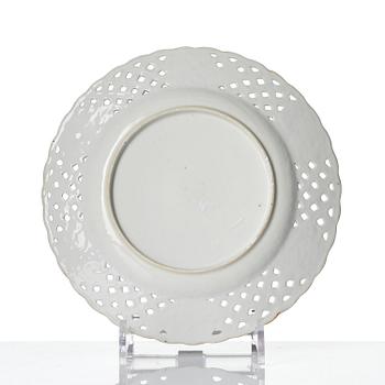 A set of 11 blue and white dessert plates, Qing dynasty, Qianlong (1736-95).