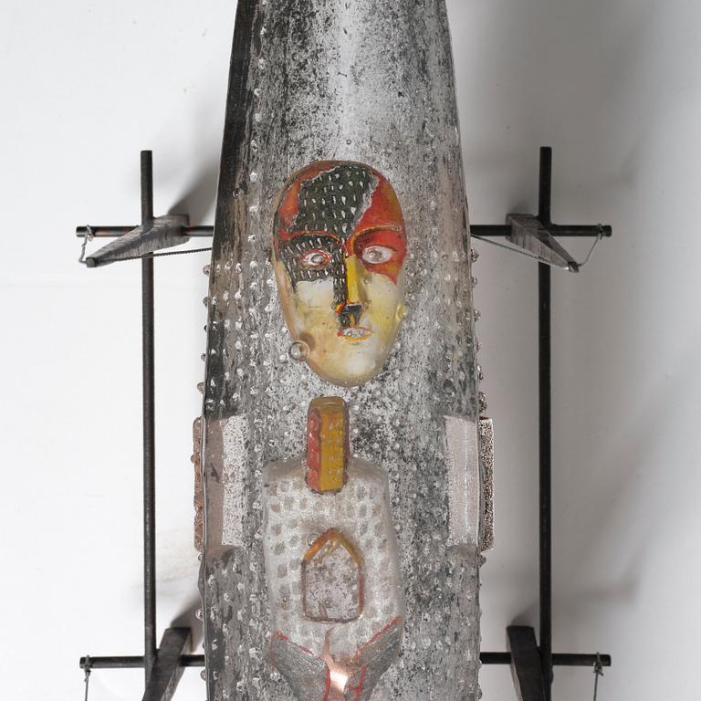 Bertil Vallien, a sand cast glass sculpture of a boat, Pilchuck, USA 2011.
