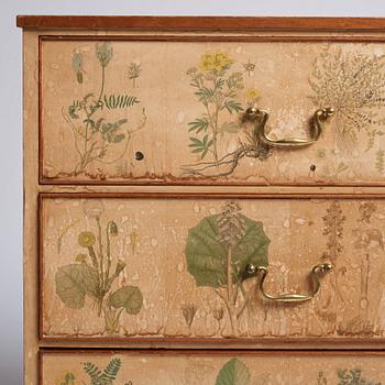 Josef Frank, a chest of drawers / sideboard 'Flora', Svenskt Tenn, Sweden, model 1050, 1940's.