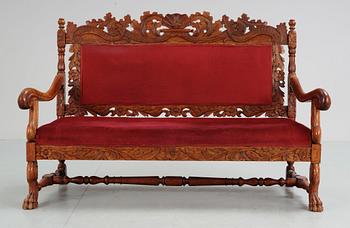 SOFFA, barockstil, 1900-talets början.