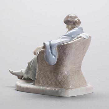 FIGURIN, porslin, Royal Copenhagen. 1900-talets början.