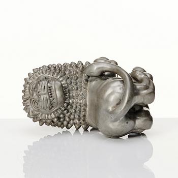 Anna Petrus, a pewter sculpture of a lion, Svenskt Tenn, Stockholm 1952.