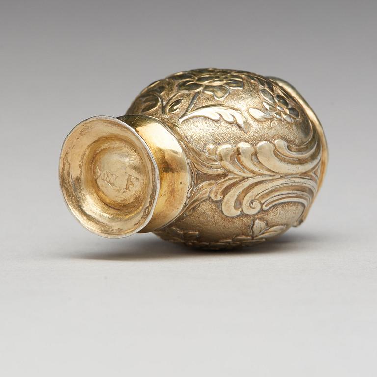 Otto Henrik Sjöberg, luktdosa, silver, Falun 1764. Rokoko.