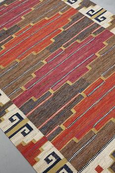Märta Måås-Fjetterström, a carpet, "Bruna heden", flat weave, ca 204,5-205,5 x 130,5-132,5 cm, signed AB MMF.