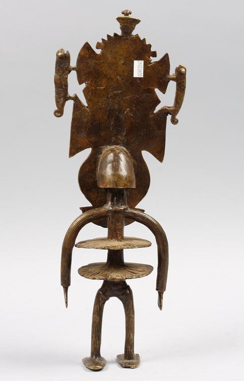 SKULPTUR, mässing, Afrika, 1900-tal.