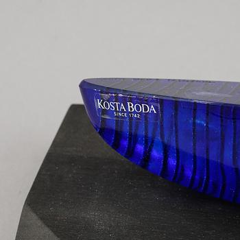 Bertil Vallien, three Kosta Boda glass sculptures.