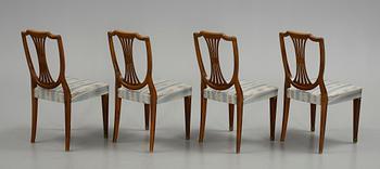 STOLAR, 4 st, Gustaviansk stil, 1900-talets tredje kvartal.