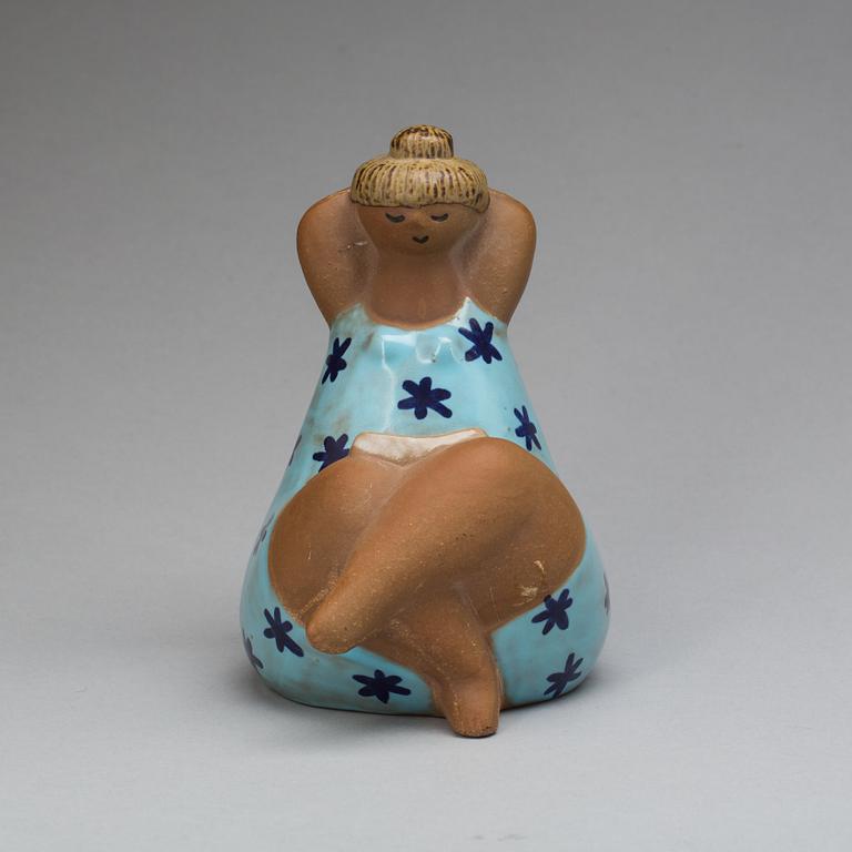 FIGURIN, stengods, "Emma", Lisa Larson, Gustavsberg. 1900-tal.