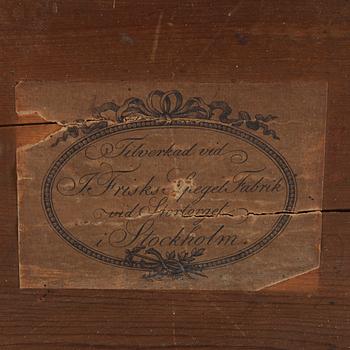SPEGEL, empire, Jonas Frisk (spegelfabrikör i Stockholm 1805-1824).